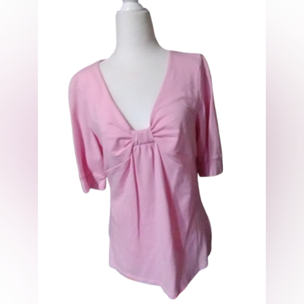 NWOT Romy Light Pink Short Sleeve Top, Size XL